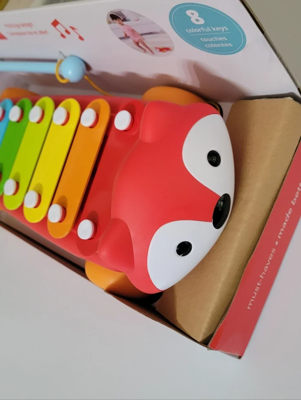 Skip Hop Explore & More Baby Fox Xylophone Toy with Mallet